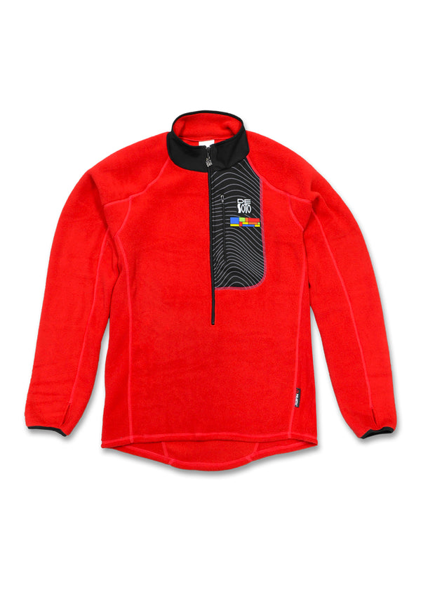 Men's 3/4-Zip Loose Fleece Pullover